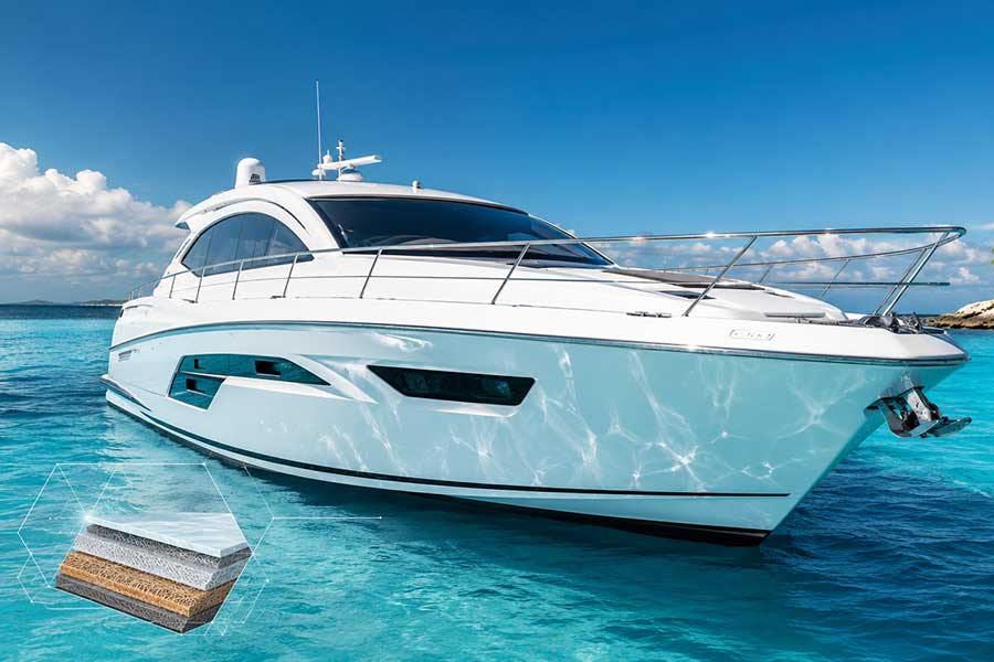 LC certified vinyl ester resin for yachts